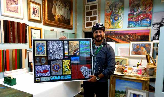 Il pittore Claudio ''Bax'' Barile: I miei quadri fanno ridere l'anima